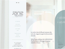 Tablet Screenshot of janedebusset.com